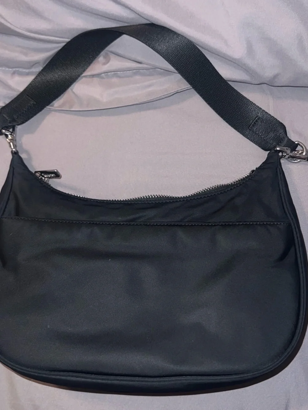 lululemon athletica Black Nylon Shoulder Bag